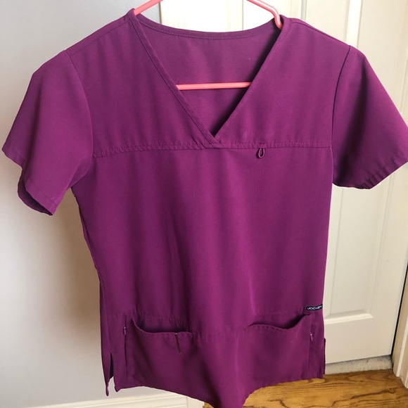 Jockey Tops - Maroon Jockey Brand Scrubs